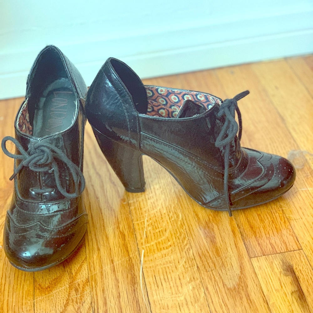 Patent leather booties  London rebel